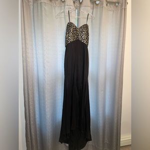 Cheetah Print Prom Dress *ALTERED*